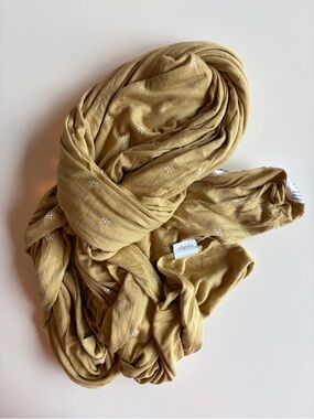 Solly Baby Mustard Floral Wrap